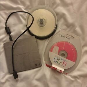 brand new dvd writer and cdr disks